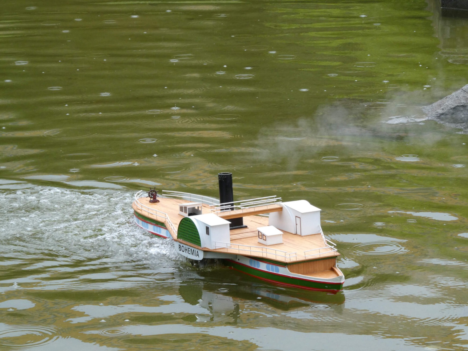 model parníku Bohemia